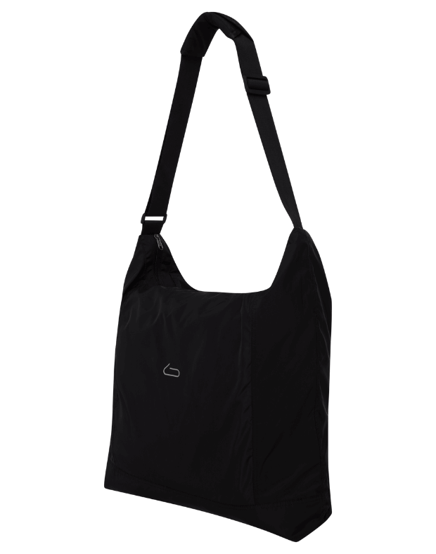 Спортивна сумка-шопер, чорна - Фото 2